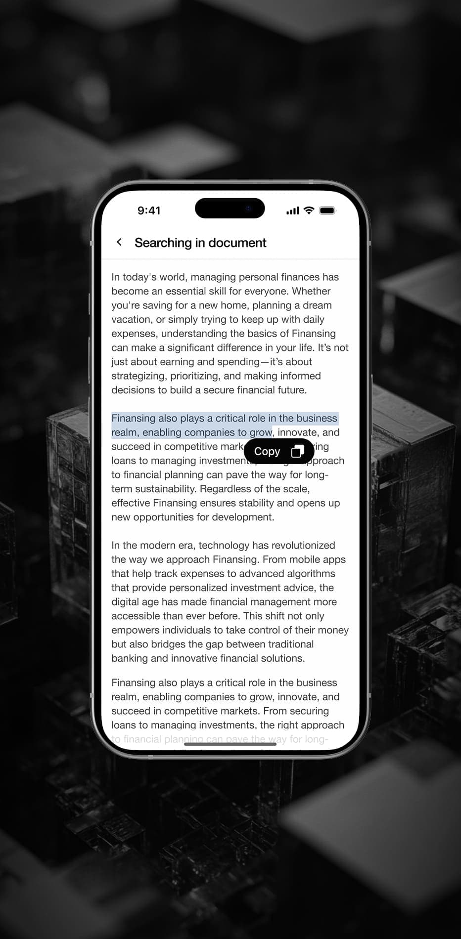 AI search assistant