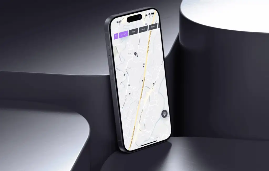 Important data visualised in Carsharing PWA