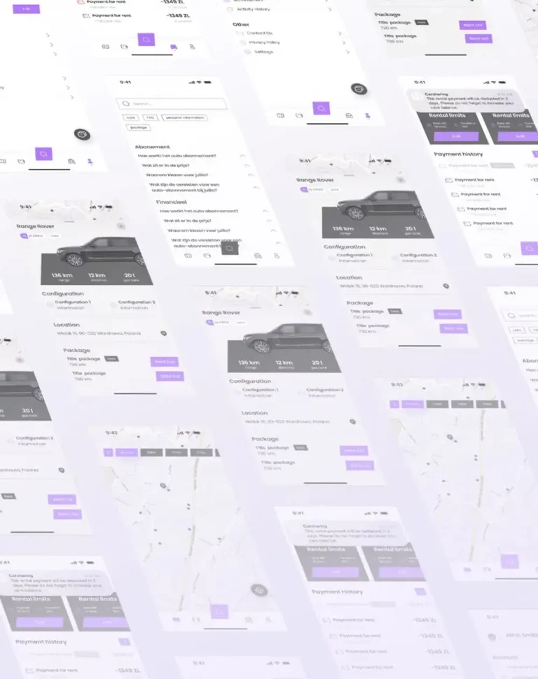 PWA Intelligent platform for carsharing