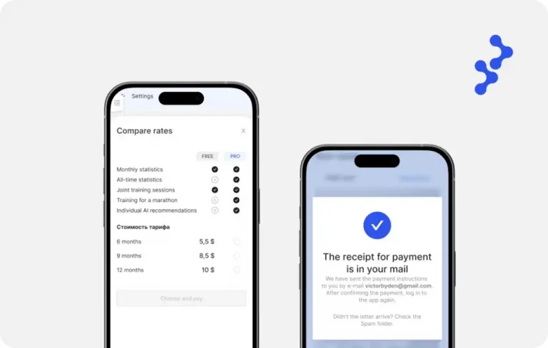 Monetisation in CleverFit Progressive Web App