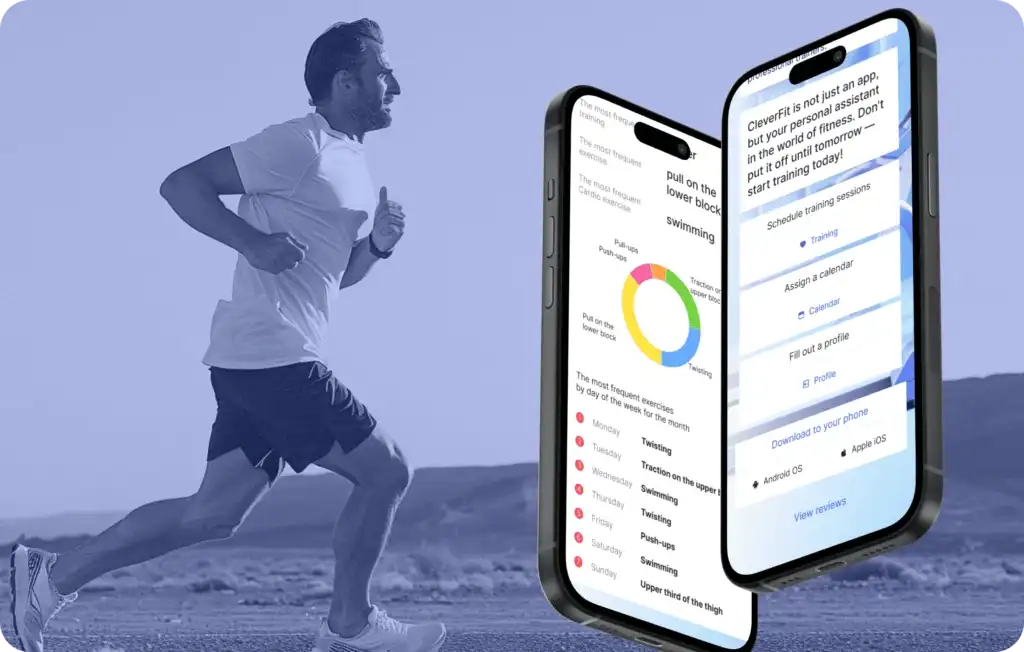 Full set of functionality PWA CleverFit