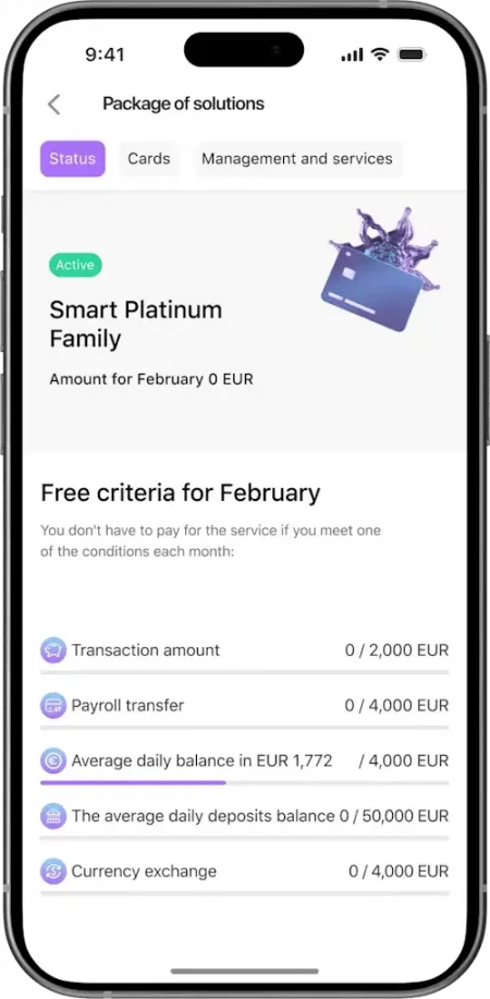 Customers use the mobile banking app